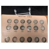 Complete Mercury Dime Set with 1916-D!