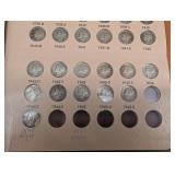 Complete Mercury Dime Set with 1916-D!