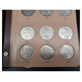 Complete 24pc Set of Peace Dollars!