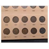 Complete Indianhead Cent Set with 1877!!