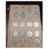 Complete 35pc Set of Franklin Halves