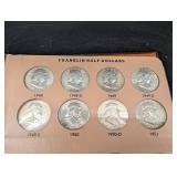 Complete 35pc Set of Franklin Halves