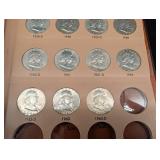 Complete 35pc Set of Franklin Halves