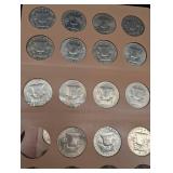Complete 35pc Set of Franklin Halves