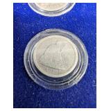 6pc Seated Liberty Type Set, 1/2 Dime through Dollar!