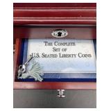 6pc Seated Liberty Type Set, 1/2 Dime through Dollar!