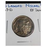 Legged Buffalo Nickel!