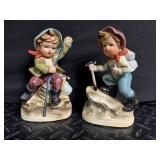 Napcoware Children Figurines 8748 (Lot of 8)