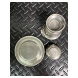 Avon Fragrance Hour Bottles, Bird Figurine & Silverplate Pieces Mixed Lot