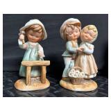 Mixed Lot of 5 Figurines & Tin - Lucas, ANRI, Norman Rockwell