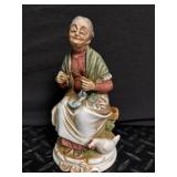 Mixed Lot of 5 Figurines & Tin - Lucas, ANRI, Norman Rockwell