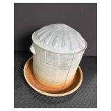 Galvanized Metal Feed Hopper With Dome Top