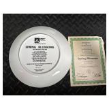 Donald Zolan & Lena Liu Floral Collector Plates (Lot of 4)