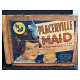 Vintage Placerville Maid Crate & Columbus Washboard Mixed Lot