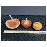 Harvest Pumpkin & Gourd Decor Mixed Lot (8)