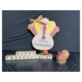 Thanksgiving Decor Mixed Lot