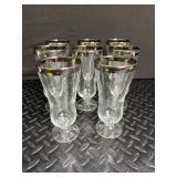 Silver Rim Glassware Mixed Lot (Lot of 16)