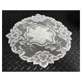 Porcelain Trinket Dish Mixed Lot With Lace Doily