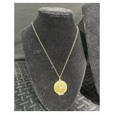 Necklace Set With Pearl Beads & Filigree Pendants (Lot of 3)