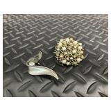 Floral Brooch Pin Mixed Lot (Lot of 7)
