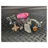 Mixed Costume Jewelry Lot - Necklaces, Ring & Bracelet