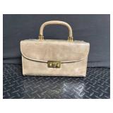 Structured Top-Handle Handbag With Flap Closure
