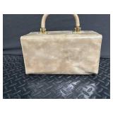 Structured Top-Handle Handbag With Flap Closure
