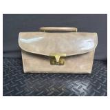 Structured Top-Handle Handbag With Flap Closure