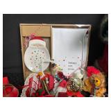 Christmas Ornament Mixed Lot With Santa Figure