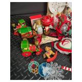 Christmas Ornament Mixed Lot With Santa Figure