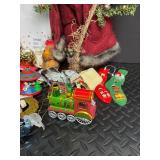 Christmas Ornament Mixed Lot With Santa Figure
