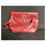 Red Leather Shoulder Bag
