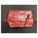 Red Leather Shoulder Bag