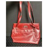Red Leather Shoulder Bag