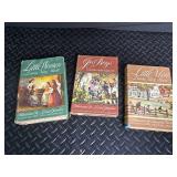 Vintage Louisa May Alcott Illustrated Junior Library Set (Lot of 3)