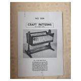 A Cool Cradle for Baby Pattern No. 2104 Wooden Cradle