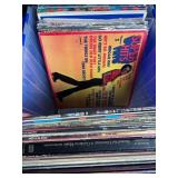 Mixed Lot: Assorted Vinyl Records in Storage Tote