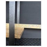 Wood and Metal Wall Shelf 28 X 8 X 18 in