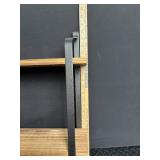 Wood and Metal Wall Shelf 28 X 8 X 18 in