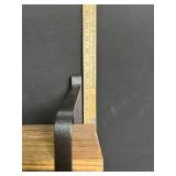 Wood and Metal Wall Shelf 28 X 8 X 18 in