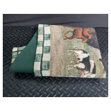 Signed Noahs Ark Woven Tapestry Wall Hanging