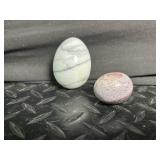 Polished Stone Egg Set (Set of 2)