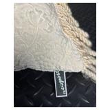 Pair of Decorative Accent Pillows With Tassels