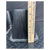 Set of 4 Black Furniture Risers 6 in Tall