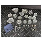 Mixed Crystal Dishes & Spoons