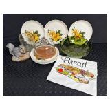 Salem Floral Plates & Kitchen Decor Mixed Lot