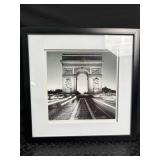 Framed Paris Prints Black & White Set of 2