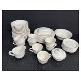 White Porcelain Dinnerware Mixed Lot