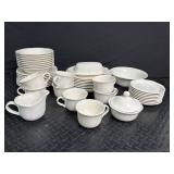 White Porcelain Dinnerware Mixed Lot