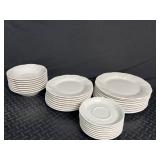White Porcelain Dinnerware Mixed Lot